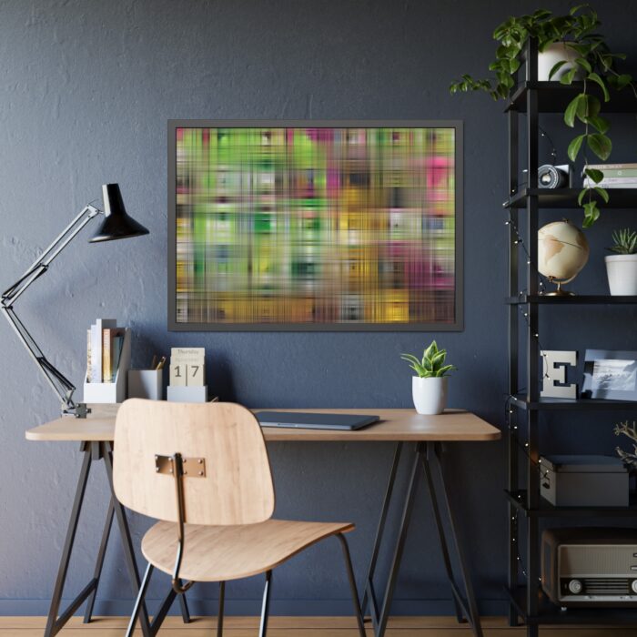 Abstract Woven Background #1 Framed Poster - Image 3