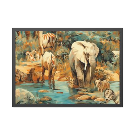 Wild Animals Framed Poster