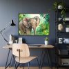 Elephant in African Jungle Framed Poster