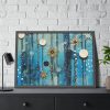 93854-507.jpg Geometric Abstract Blue Painting Framed Poster
