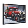 93854-529.jpg Vintage Pickup Truck Christmas II Framed Poster