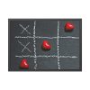Tic Tac Toe Love Heart Framed Poster