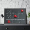 Tic Tac Toe Love Heart Framed Poster