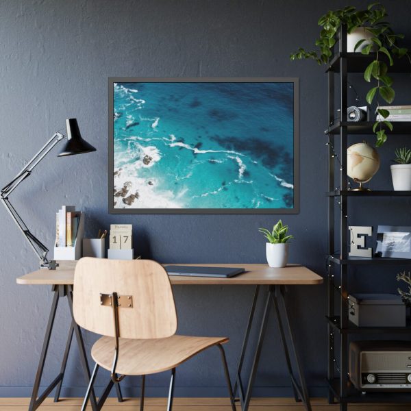93854-66.jpg Seashore at Cape Point, South Africa Framed Poster
