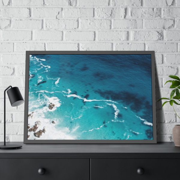 93854-67.jpg Seashore at Cape Point, South Africa Framed Poster