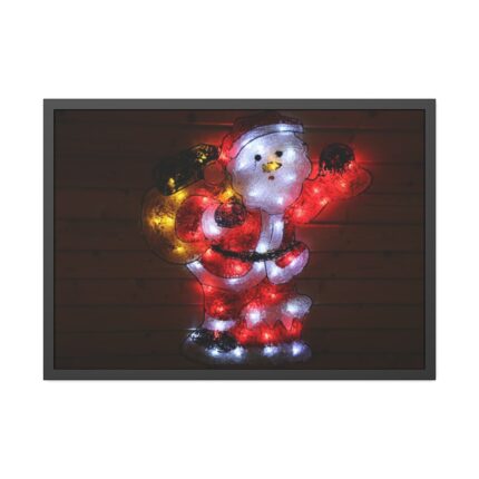Santa Claus on Christmas Framed Poster