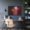 93854-86.jpg Santa Claus on Christmas Framed Poster
