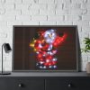 93854-87.jpg Santa Claus on Christmas Framed Poster