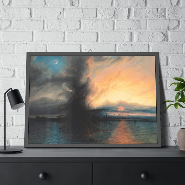The Rock of Salvation by Samuel Colman Framed Poster