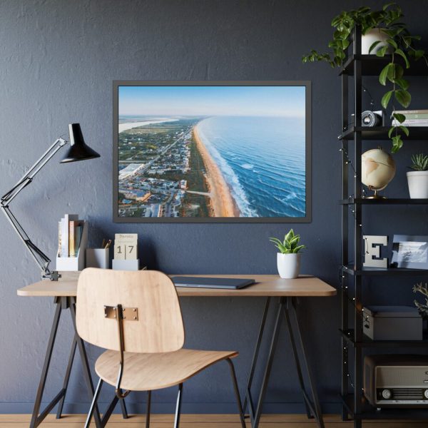 93855-110.jpg Ocean in St. Augustine, Florida, United States Framed Poster