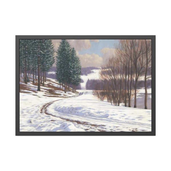 93855-12.jpg Winter Country Vintage Nature by Viktor Olgyai Framed Poster