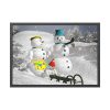 93855-125.jpg Snowman on Christmas Framed Poster