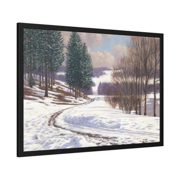 93855-13.jpg Winter Country Vintage Nature by Viktor Olgyai Framed Poster