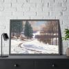 93855-15.jpg Winter Country Vintage Nature by Viktor Olgyai Framed Poster