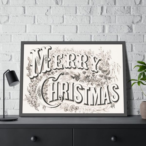 93855-155.jpg Merry Christmas Framed Poster