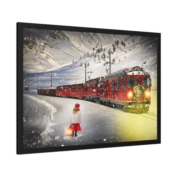 93855-157.jpg Polar Express Train Framed Poster