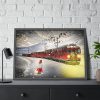 93855-159.jpg Polar Express Train Framed Poster