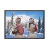 93855-172.jpg Snowmen in Winter Framed Poster