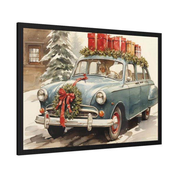 93855-177.jpg Vintage Christmas Card Framed Poster