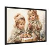 93855-181.jpg Bird And Child Christmas Art Framed Poster