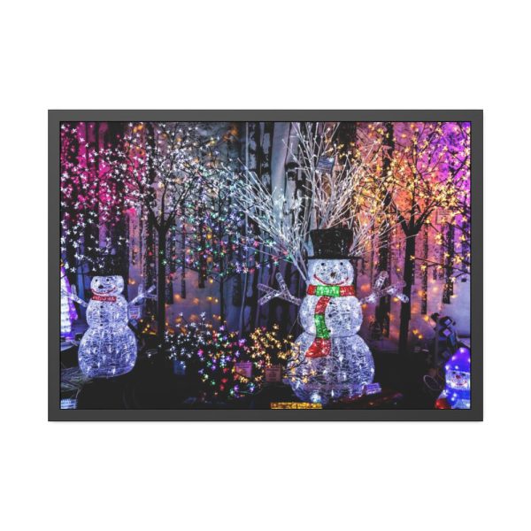 93855-228.jpg Christmas Lights Framed Poster