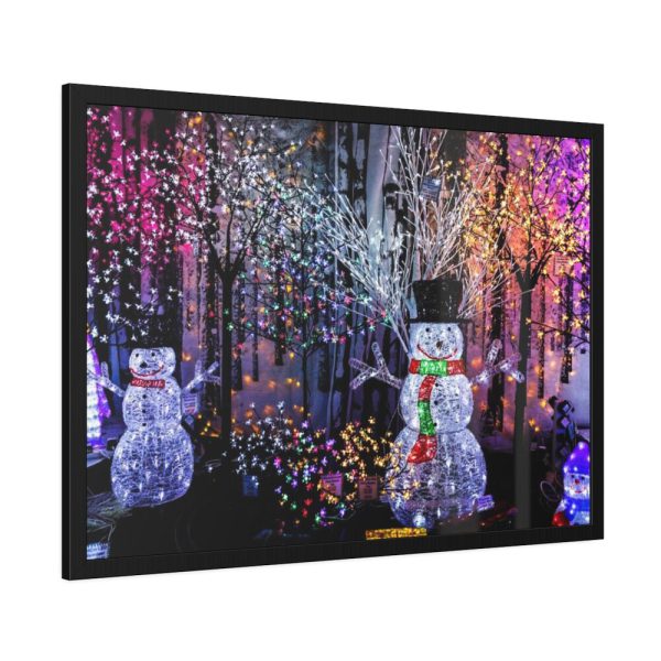 93855-229.jpg Christmas Lights Framed Poster
