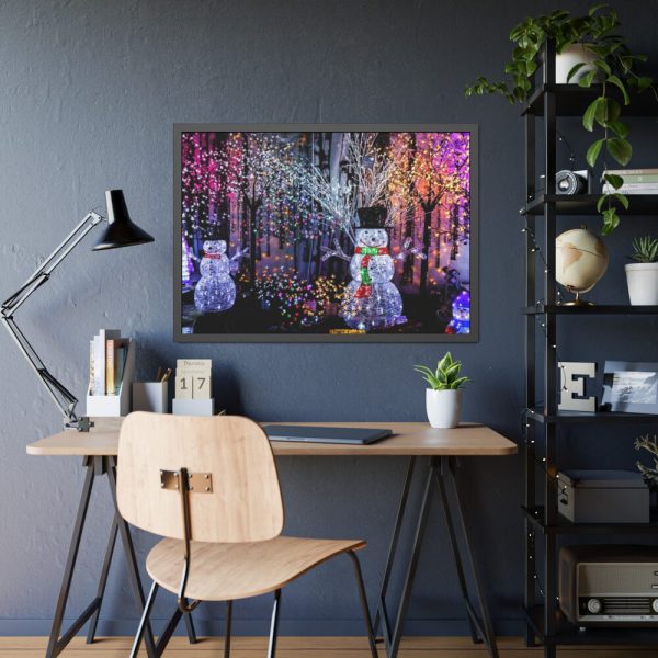 93855-230.jpg Christmas Lights Framed Poster