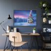 93855-234.jpg Christmas Tree Outside Framed Poster