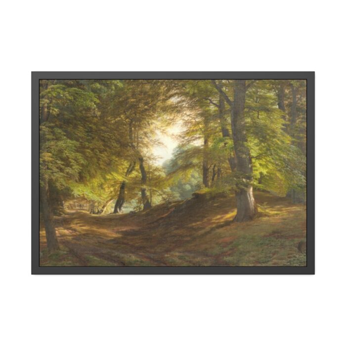 The Interior of a Forest by Godtfred Rump Framed Poster - Image 5