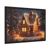 93855-245.jpg Christmas Gingerbread House Framed Poster