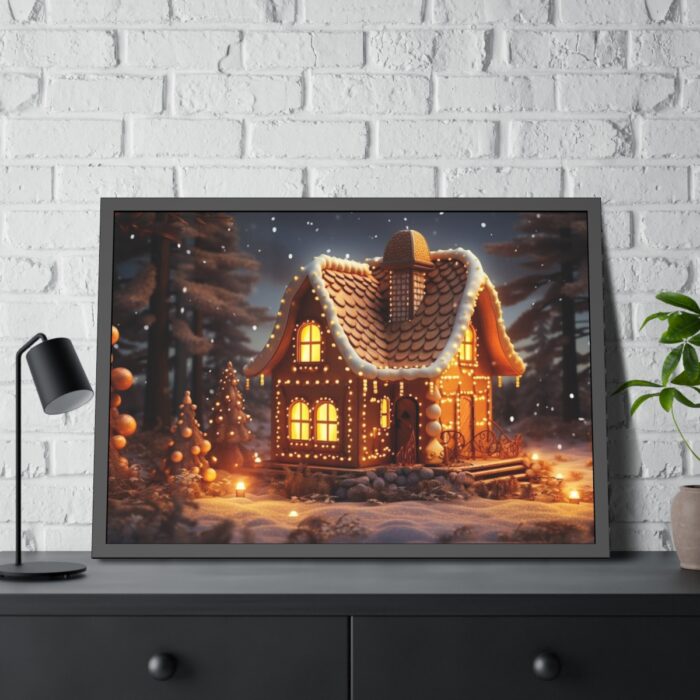 Christmas Gingerbread House Framed Poster - Image 8