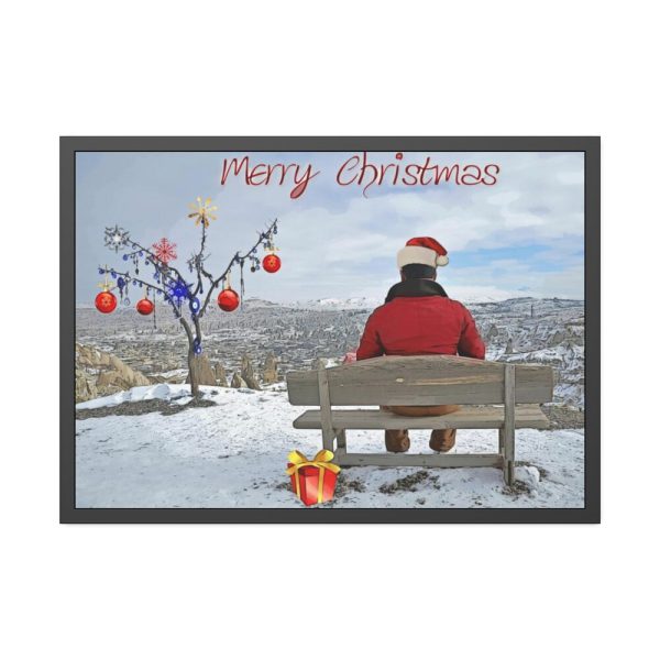 93855-28.jpg Santa Claus on Holiday Framed Poster