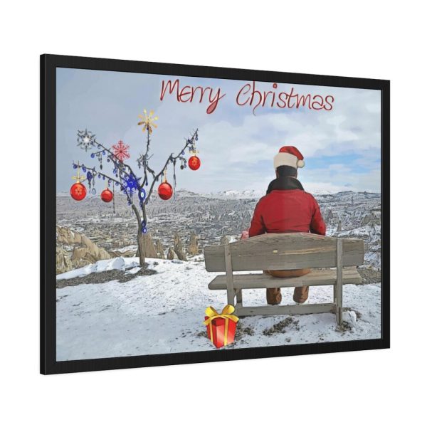 93855-29.jpg Santa Claus on Holiday Framed Poster