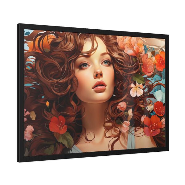 93855-301.jpg Woman Alphonse Mucha Style Framed Poster