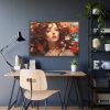 93855-302.jpg Woman Alphonse Mucha Style Framed Poster