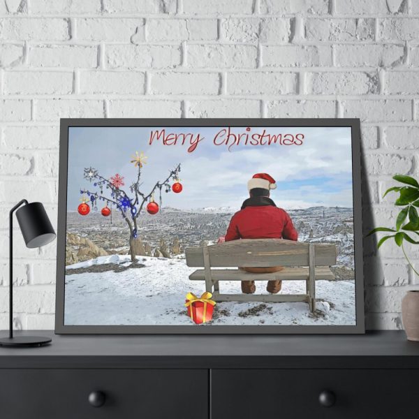 93855-31.jpg Santa Claus on Holiday Framed Poster