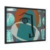 93855-317.jpg Picasso Style Face Framed Poster