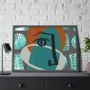 93855-319.jpg Picasso Style Face Framed Poster