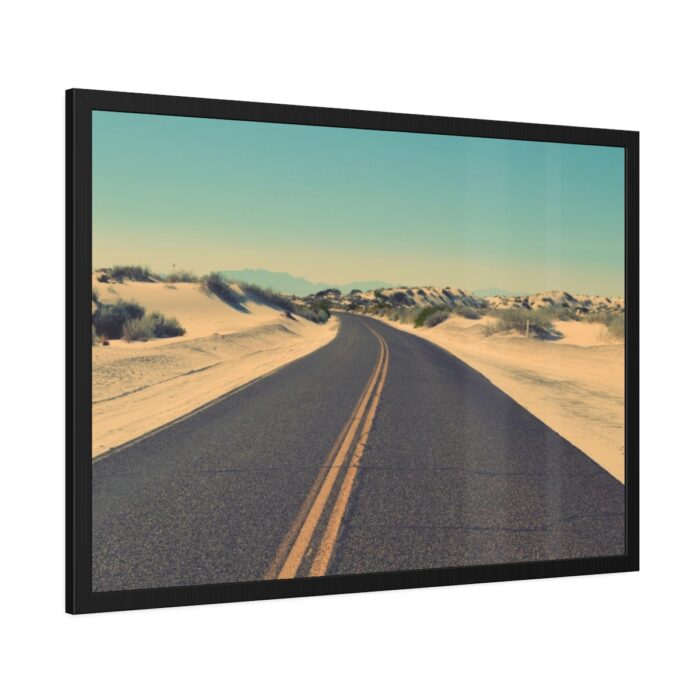 Road In A Desert Framed Poster - Image 6