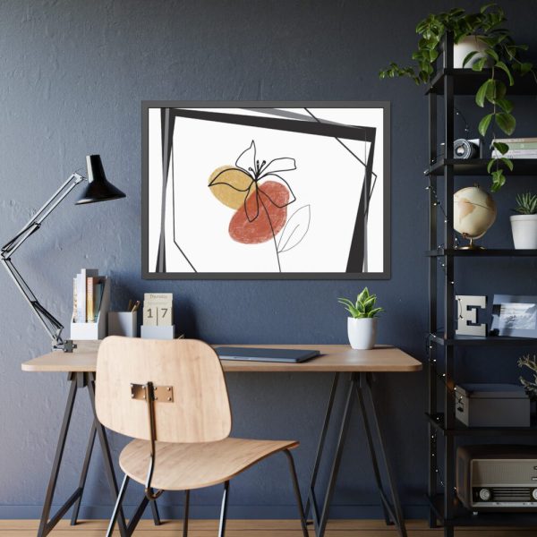 93855-366.jpg Minimalist Flower Art Framed Poster