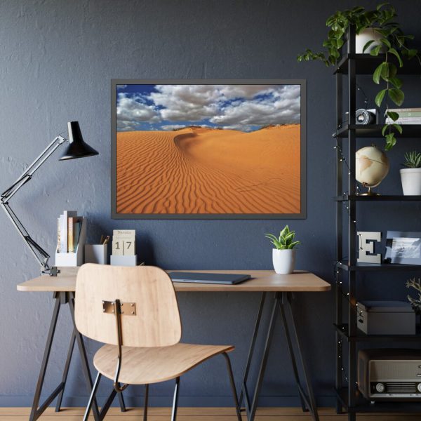 93855-378.jpg Ripples In The Sand Dunes Framed Poster