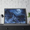 93855-383.jpg Moon in Mountains Framed Poster