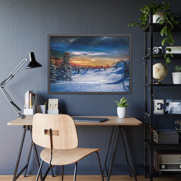 93855-386.jpg Good Morning Winter Framed Poster