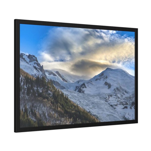 Mountains Of Chamonix, Alps Framed Poster