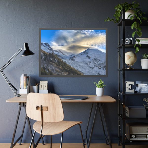Mountains Of Chamonix, Alps Framed Poster