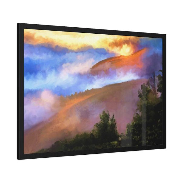 93855-401.jpg Morning Fog Framed Poster