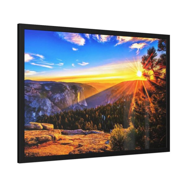 93855-437.jpg Sunrise in the Mountains Framed Poster