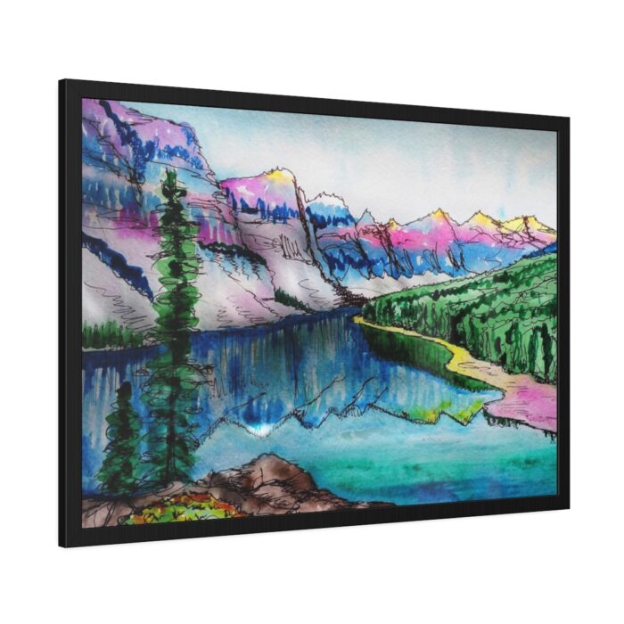 Lake and Mountains Framed Poster - Image 6