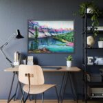 Lake and Mountains Framed Poster - Image 7