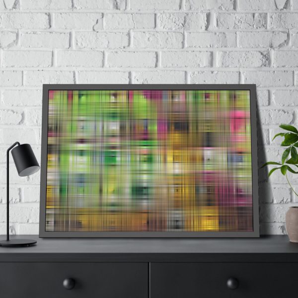 93855-455.jpg Abstract Woven Background #1 Framed Poster